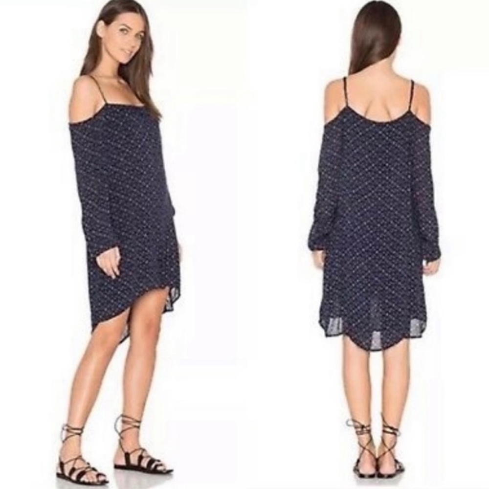 Cloth & Stone Long Sleeve Cold Shoulder Dress